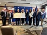 KeyBank and Albany Medical Center associates shown with a $1 Million grant check.